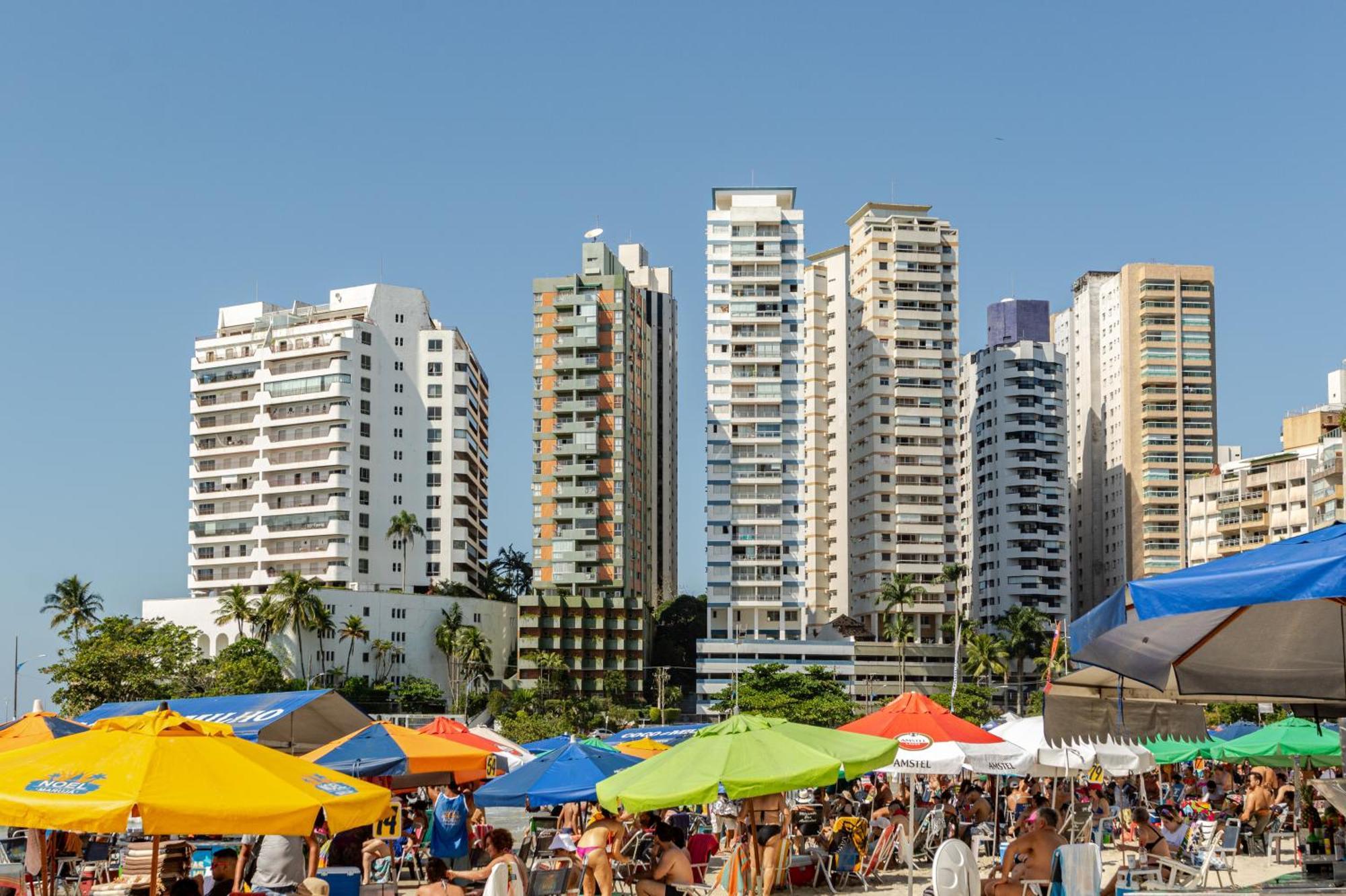 Apto - Predio De Frente Para Praia - Asturias - Guaruja - 2 Vagas Garagem - Wi-Fi E Ar Condicionado Exteriér fotografie