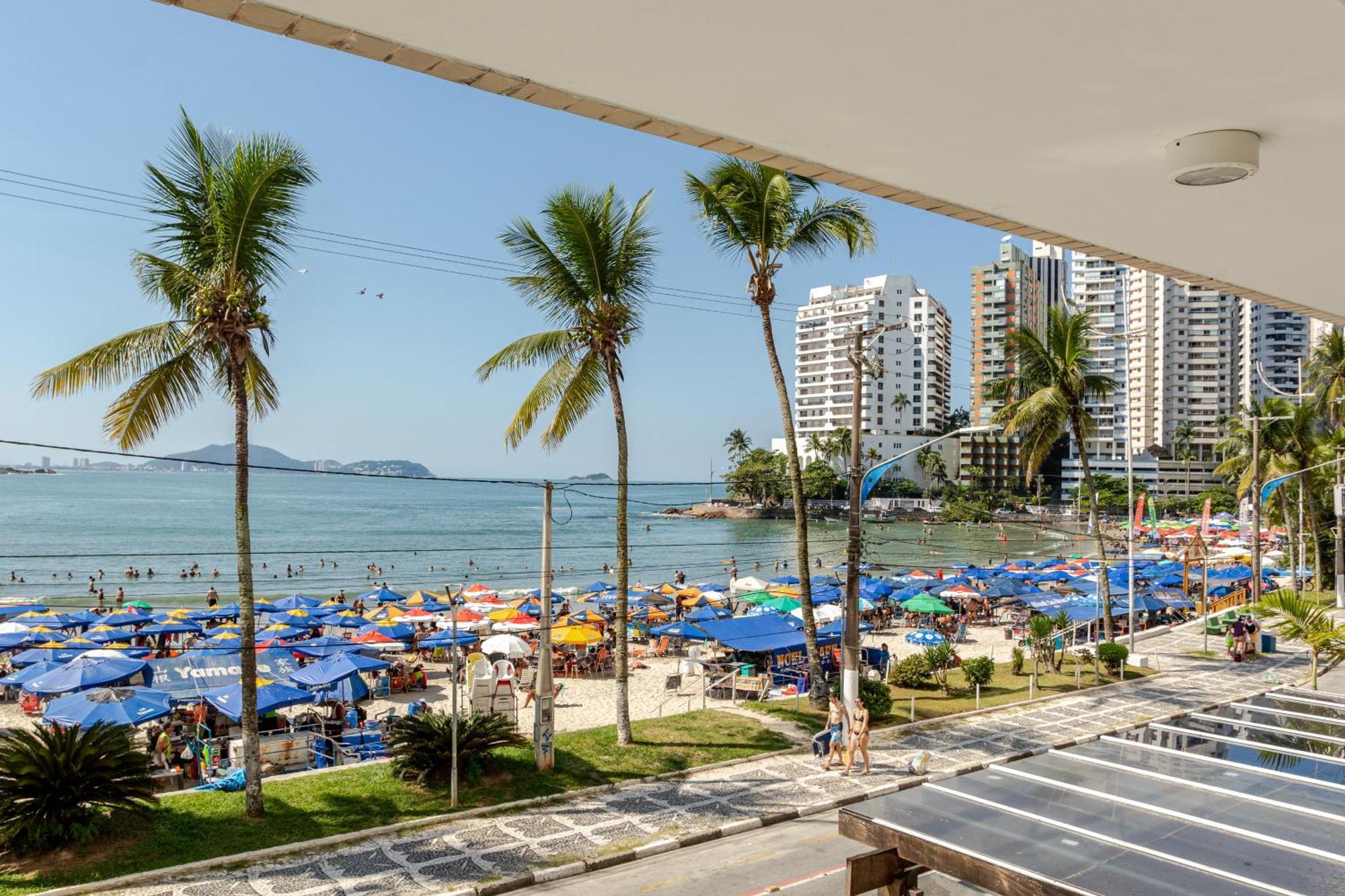 Apto - Predio De Frente Para Praia - Asturias - Guaruja - 2 Vagas Garagem - Wi-Fi E Ar Condicionado Exteriér fotografie